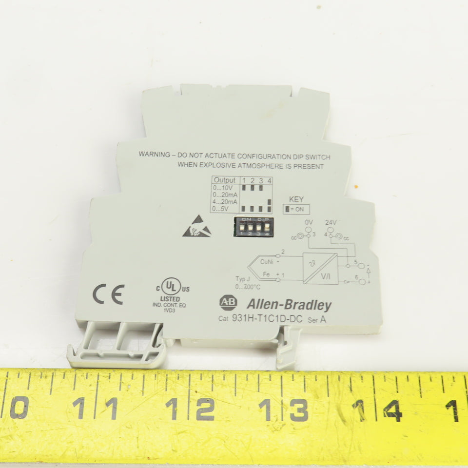 Allen Bradley 931H-T1C1D-DC Ser A Thermocouple Signal Conditioner