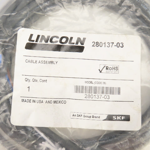 Lincoln 280137-03 Cable Assembly PDG 3M 3/S90