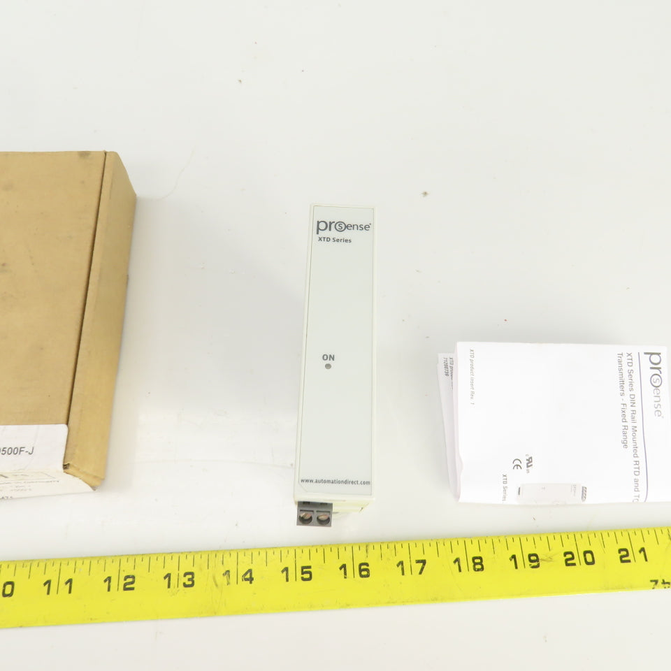 Automation Direct XTD-0500F-J Prosense Temperature Transmitter TC Type J 0-500°