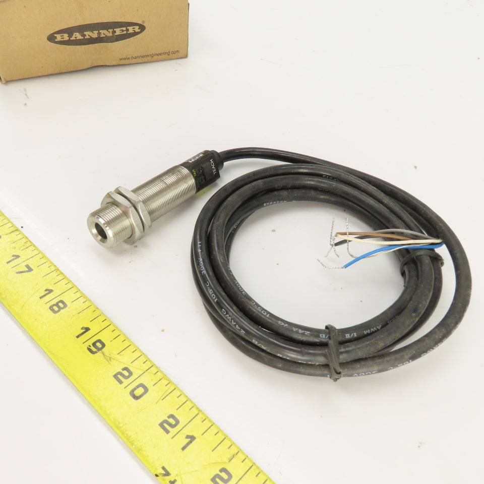 Banner M18TIP8 81125 Non-Contact Temperature Sensor 8:1 Integrated Lens 4-20mA