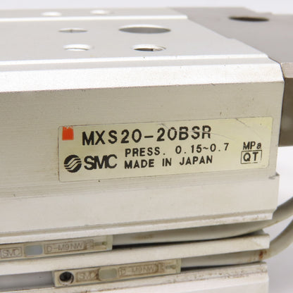 SMC MXS-20-20BSR Guided Cylinder Air Slide Table 20mm Stroke