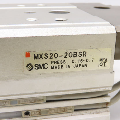 SMC MXS-20-20BSR Guided Cylinder Air Slide Table 20mm Stroke