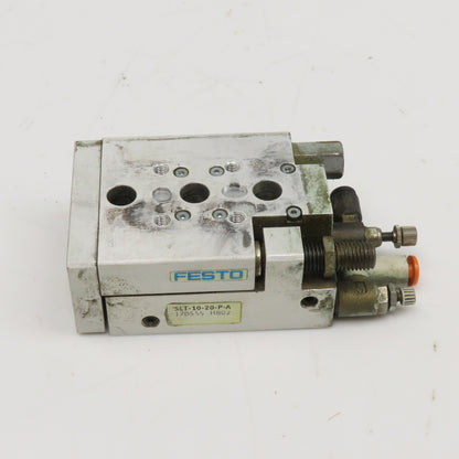 Festo SLT-10-20-P-A Pneumatic Guided Cylinder Air Slide 10mm Stroke