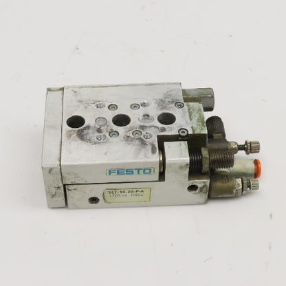 Festo SLT-10-20-P-A Pneumatic Guided Cylinder Air Slide 10mm Stroke