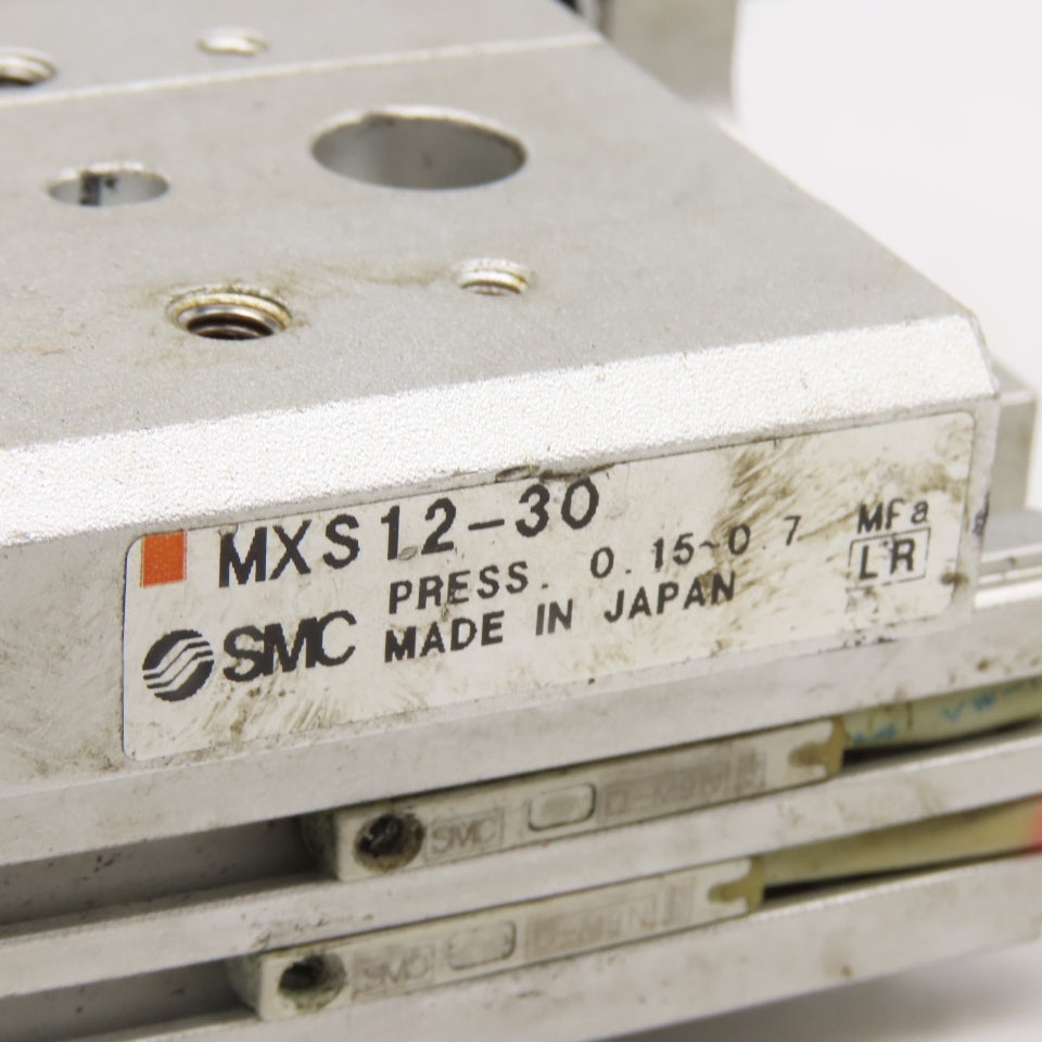 SMC MXS12-30 Pneumatic Guided Cylinder Air Slide 30mm Stroke