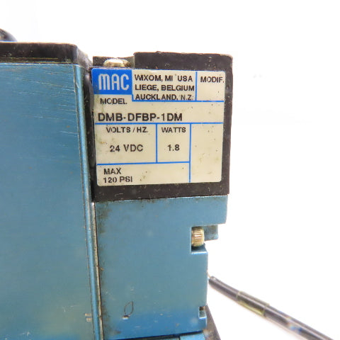 MAC 92B-AAF-BAA-DM-DFBP-1DM Pneumatic Directional Valve 2 Way 24VDC Coil