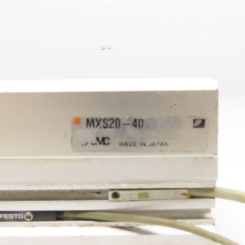 SMC MXS20-40 Pneumatic Guided Cylinder Air Slide 40mm Stroke