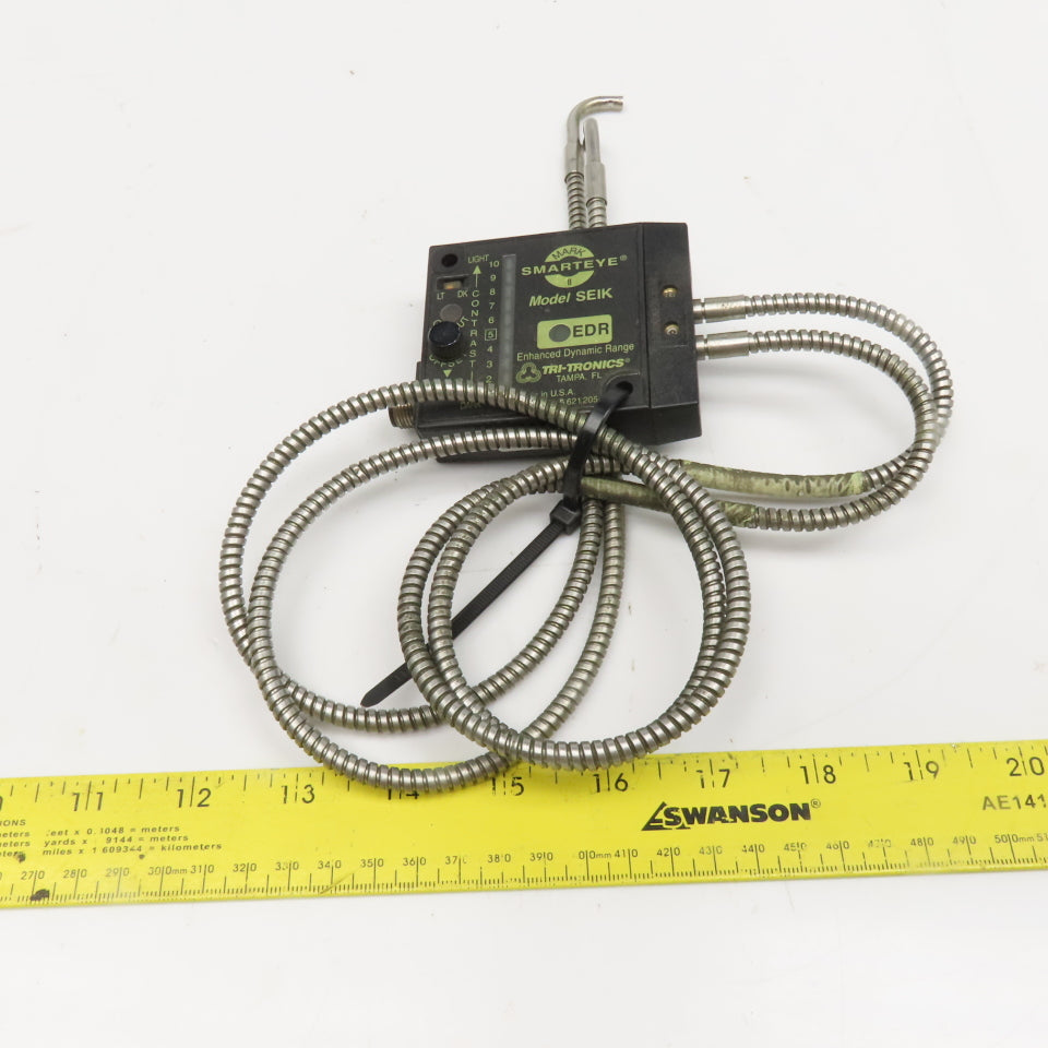 Tri-Tronics SmartEye Model SEIK Mark II Fiber Optic Optical Block 12-24VDC
