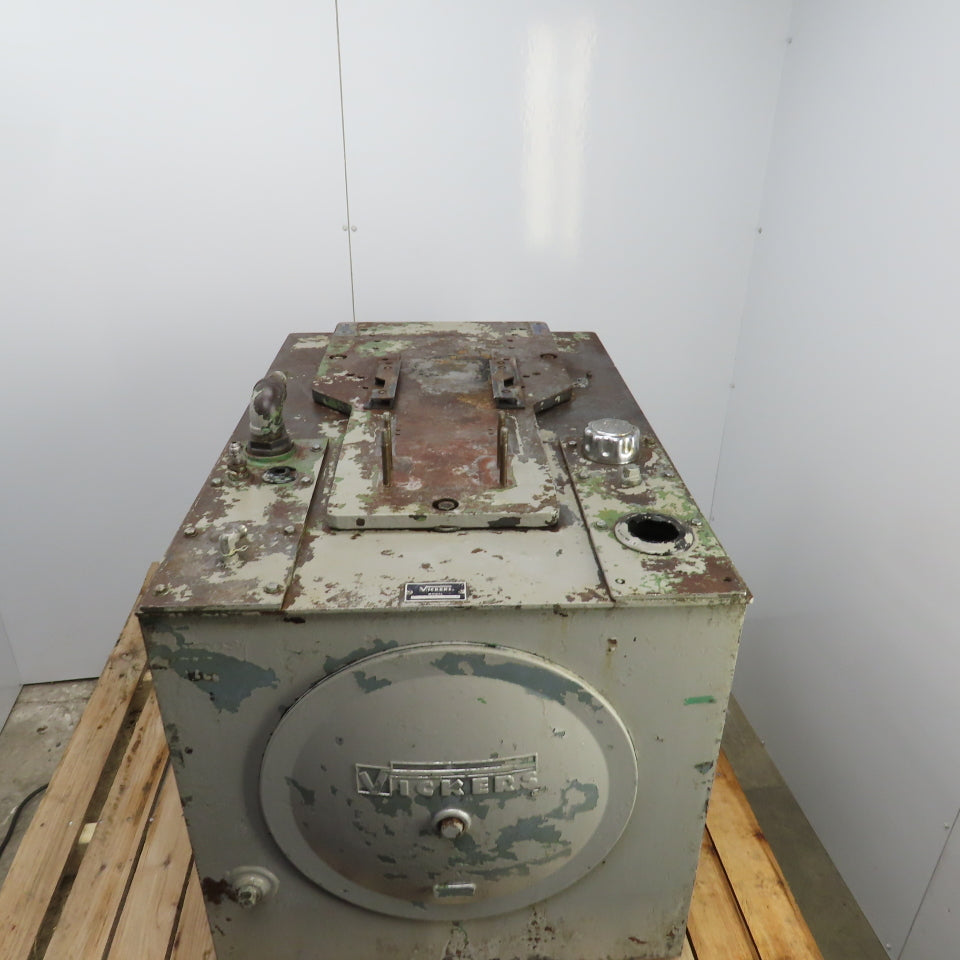 Vickers 68-1/2 Gallon Hydraulic Oil Tank Reservoir 36" L x 24-1/2" W x 18" H