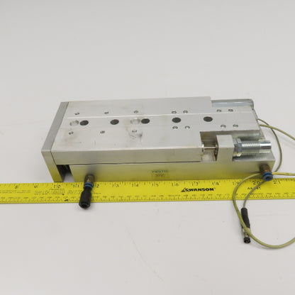 Festo SLT-25-125-A-CC-B Pneumatic Guided Cylinder Air Slide 125mm Stroke