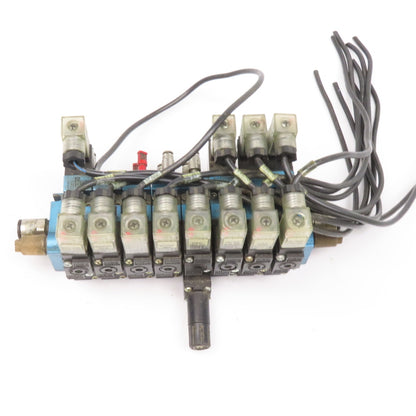 MAC 45A-NAC-DDAJ-1KE Pneumatic Valve Bank Ass'y 4 Double Solenoid 4 Single 24VDC