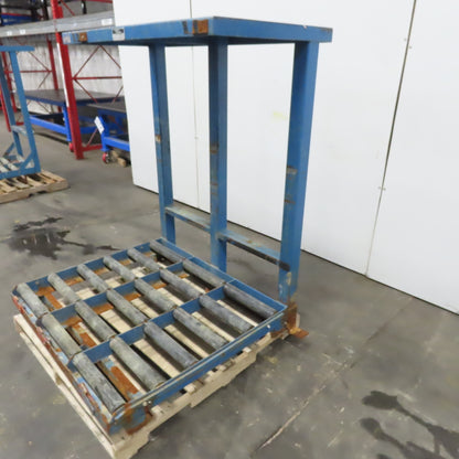 Sacket Systems CS15-3 40"x 46" Forklift Battery Roller Stand W/Hood