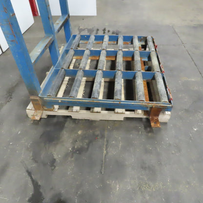 Sacket Systems CS15-3 40"x 46" Forklift Battery Roller Stand W/Hood