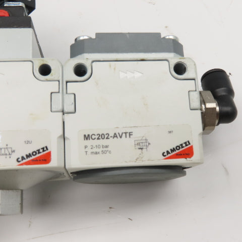 Camozzi 	MC202-V01TF 1/2" Filter Regulator Isolation Valve Soft Start Assembly