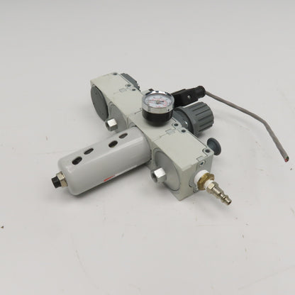 Camozzi 	MC202-V01TF 1/2" Filter Regulator Isolation Valve Soft Start Assembly