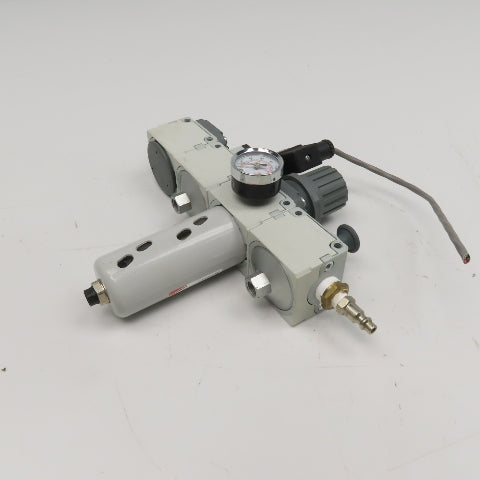 Camozzi 	MC202-V01TF 1/2" Filter Regulator Isolation Valve Soft Start Assembly