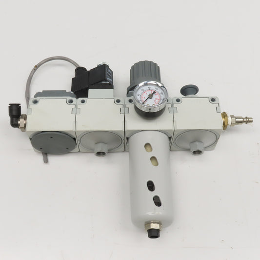 Camozzi 	MC202-V01TF 1/2" Filter Regulator Isolation Valve Soft Start Assembly