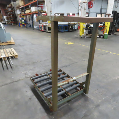 EnerSys BS15-2 32" x 40" Forklift Battery Roller Stand W/Hood