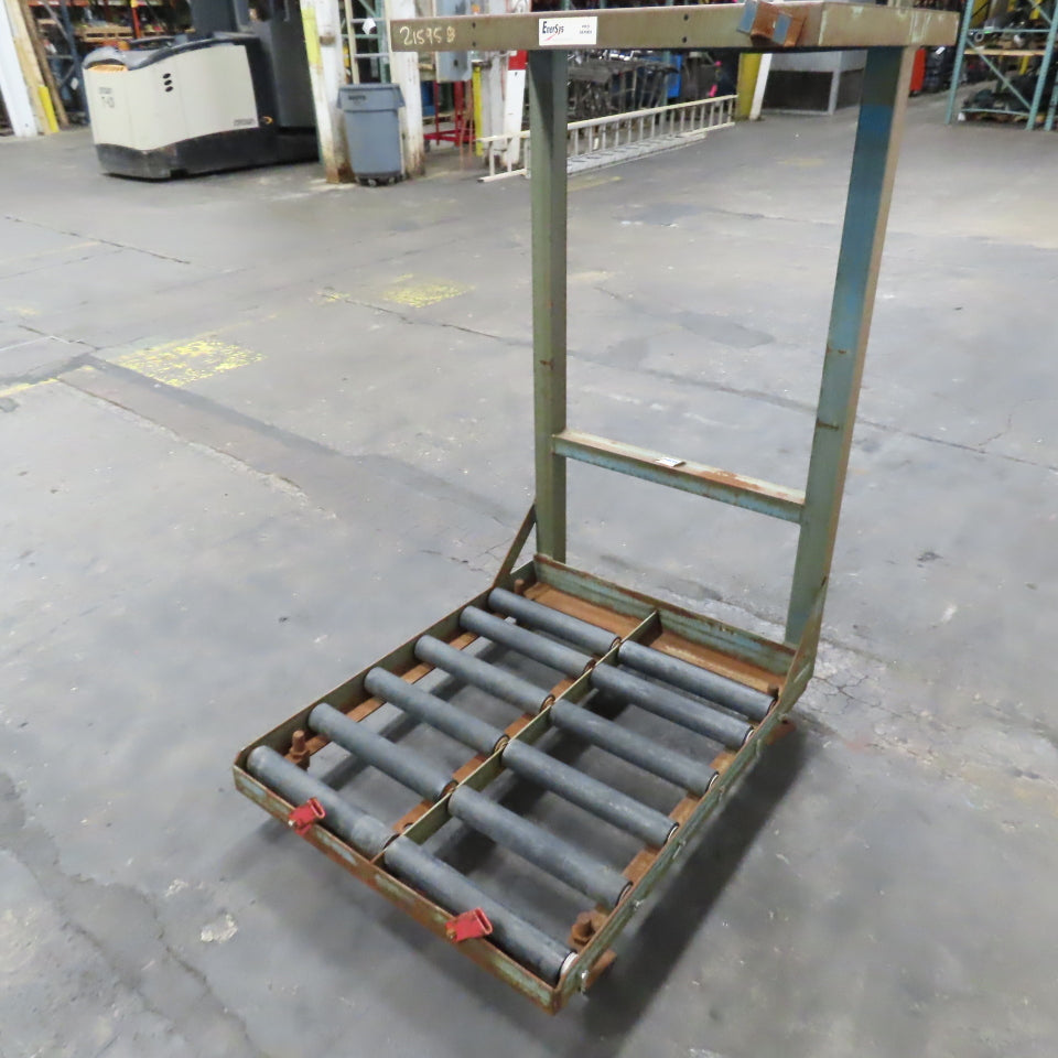 EnerSys BS15-2 32" x 40" Forklift Battery Roller Stand W/Hood