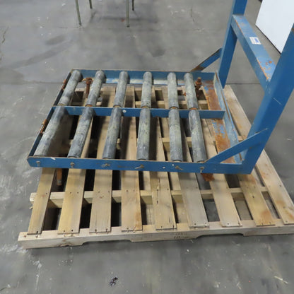 EnerSys BS15-2 32" x 40" Forklift Battery Roller Stand W/Hood