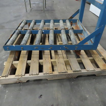 EnerSys BS15-2 32" x 40" Forklift Battery Roller Stand W/Hood