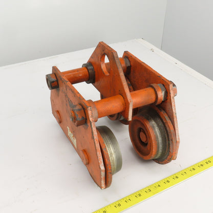 2 Ton 4000LBS Manual Push/Pull Hoist Trolley 4"-5-1/2" I-Beams