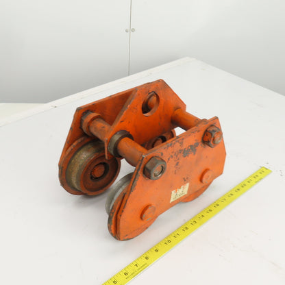 2 Ton 4000LBS Manual Push/Pull Hoist Trolley 4"-5-1/2" I-Beams