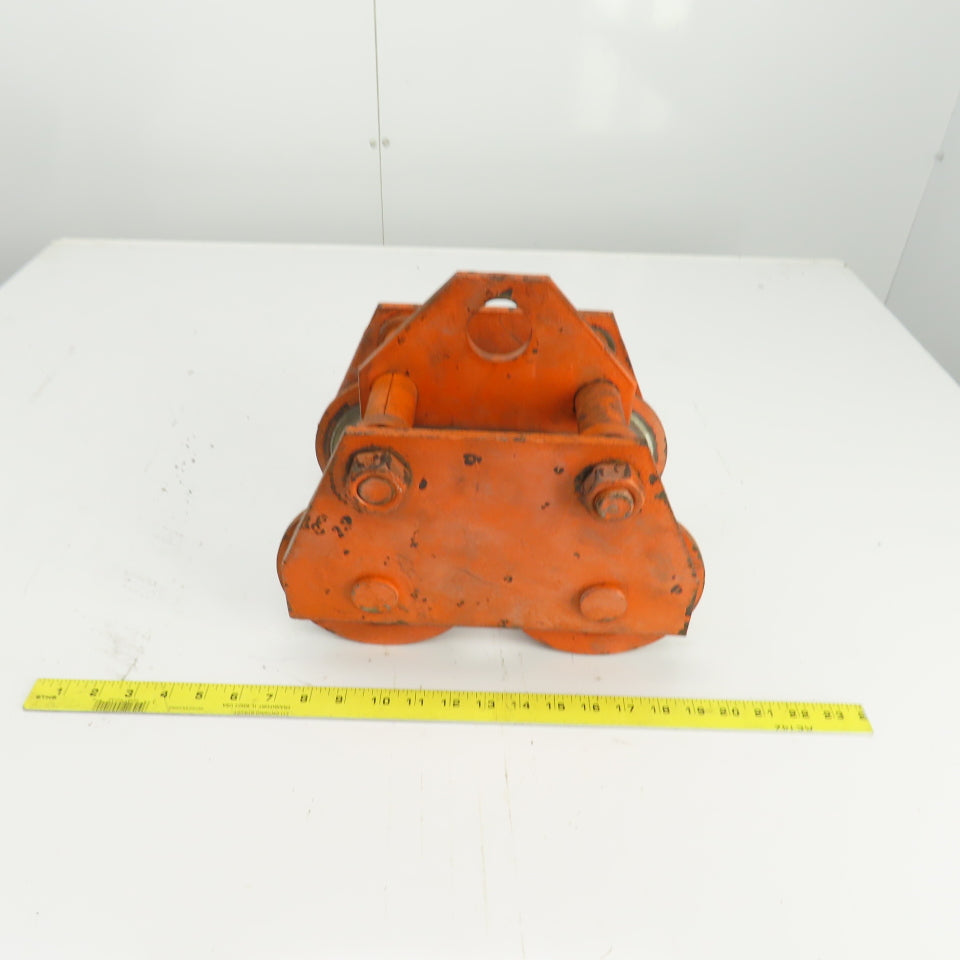 2 Ton 4000LBS Manual Push/Pull Hoist Trolley 4"-5-1/2" I-Beams