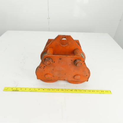 2 Ton 4000LBS Manual Push/Pull Hoist Trolley 4"-5-1/2" I-Beams