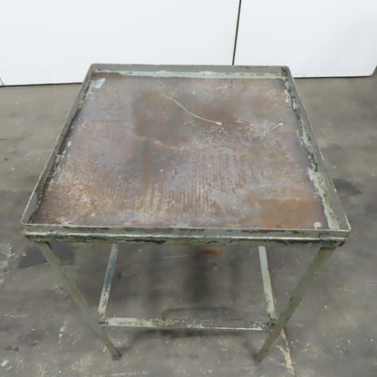 Steel Utility Small Parts Assembly Welding Pedestal Table 24"x34"x36"