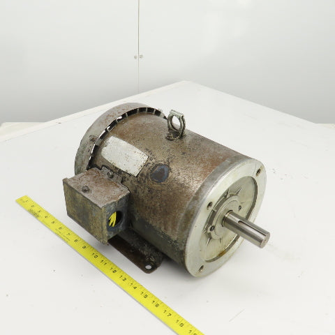 2HP AC Electric Motor 1140RPM 208-230/460V 3PH 1-1/8" Shaft 8.4/4.2A