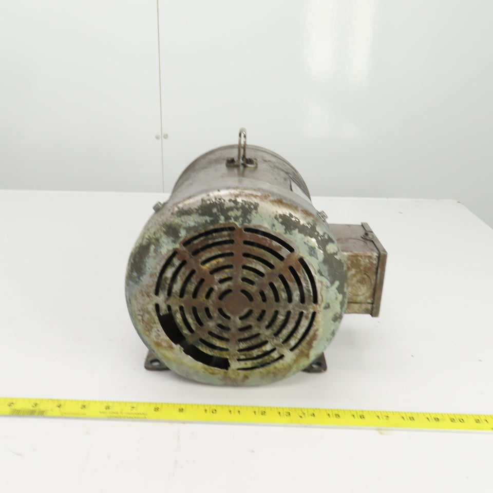 2HP AC Electric Motor 1140RPM 208-230/460V 3PH 1-1/8" Shaft 8.4/4.2A