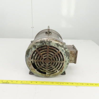 2HP AC Electric Motor 1140RPM 208-230/460V 3PH 1-1/8" Shaft 8.4/4.2A