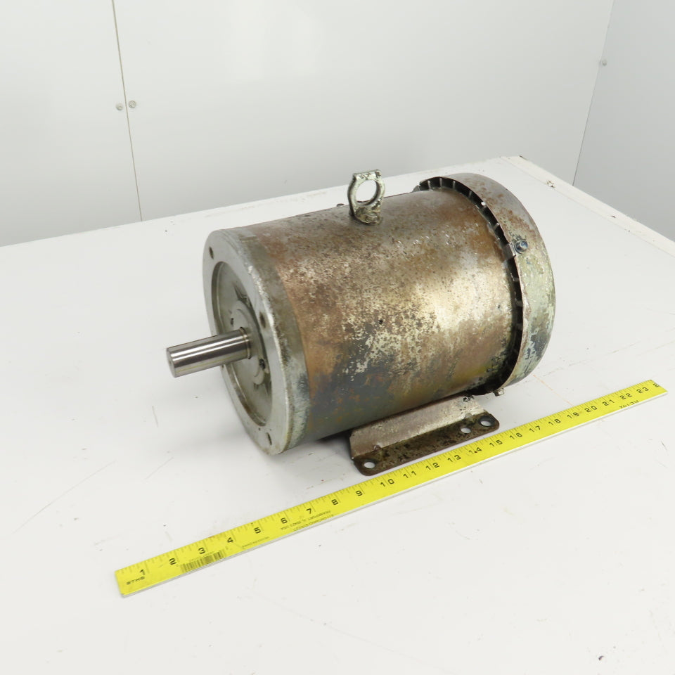 2HP AC Electric Motor 1140RPM 208-230/460V 3PH 1-1/8" Shaft 8.4/4.2A
