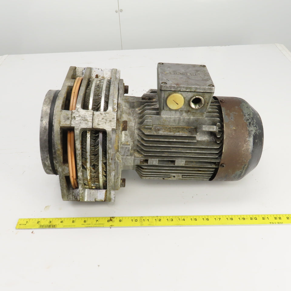 Siemens 1LA5106-4AA91 2.55kW AC Electric Motor 1725RPM 460V W/Shaft Cooler