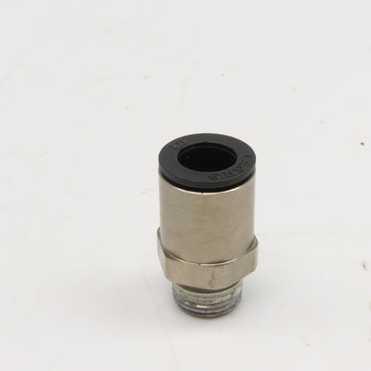Legris 3/8" NPT x 1/2" Tube Push To Connect Stainless Steel Straight Fitting