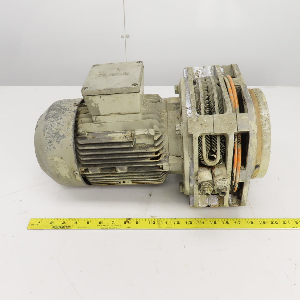 Siemens 1LA5106-4AA91 2.55kW AC Electric Motor 1725RPM 460V W/Shaft Cooler