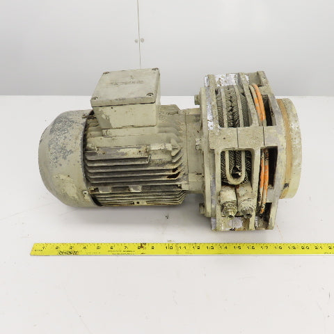 Siemens 1LA5106-4AA91 2.55kW AC Electric Motor 1725RPM 460V W/Shaft Cooler