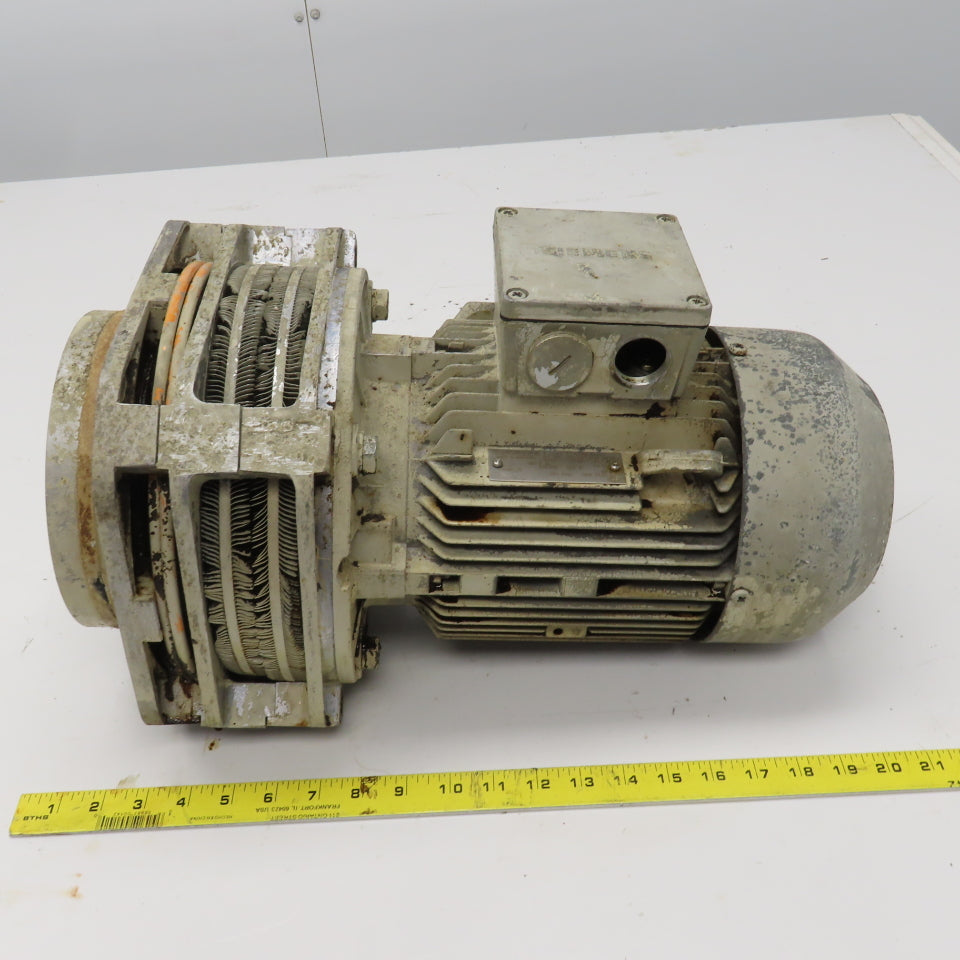 Siemens 1LA5106-4AA91 2.55kW AC Electric Motor 1725RPM 460V W/Shaft Cooler