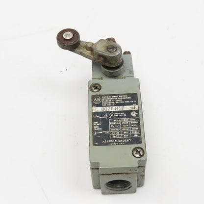Allen Bradley 802T-H1P Oil Tight Limit Switch 600V Roller Rocker Cam