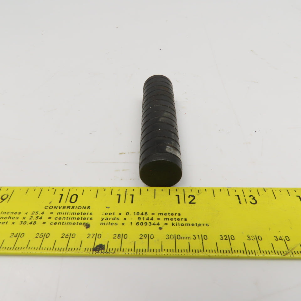 3/4" x 3" Spiral Vent Pull Out Dowel Pin Black Luster Finish