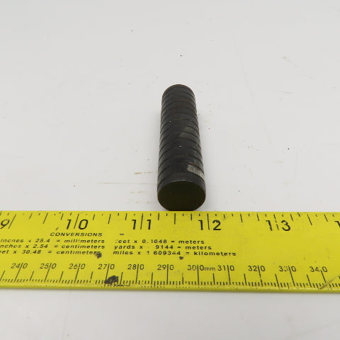 3/4" x 3" Spiral Vent Pull Out Dowel Pin Black Luster Finish