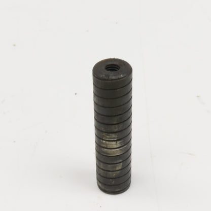 3/4" x 3" Spiral Vent Pull Out Dowel Pin Black Luster Finish