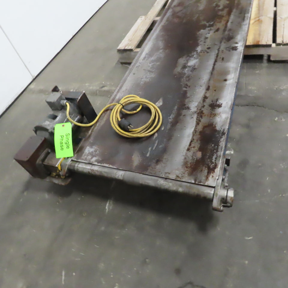 120"L Slider Bed 23" W Belt Conveyor 30FPM 120V Single Phase No Belt or legs