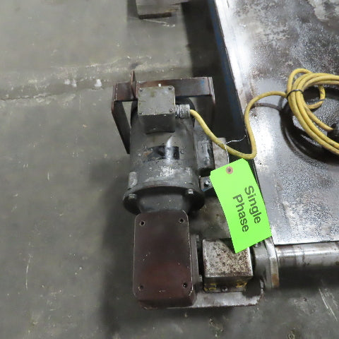 120"L Slider Bed 23" W Belt Conveyor 30FPM 120V Single Phase No Belt or legs