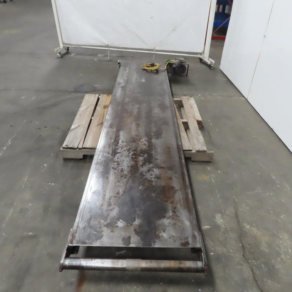 120"L Slider Bed 23" W Belt Conveyor 30FPM 120V Single Phase No Belt or legs