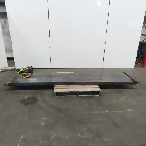 120"L Slider Bed 23" W Belt Conveyor 30FPM 120V Single Phase No Belt or legs