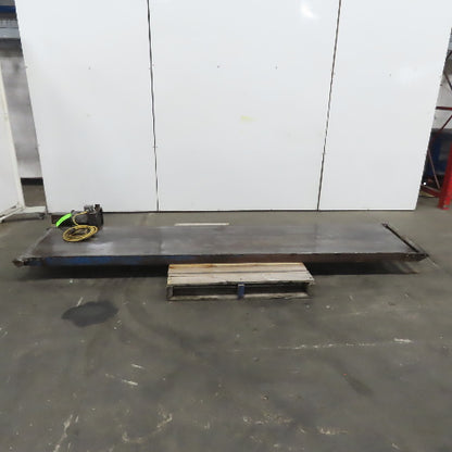 120"L Slider Bed 23" W Belt Conveyor 30FPM 120V Single Phase No Belt or legs