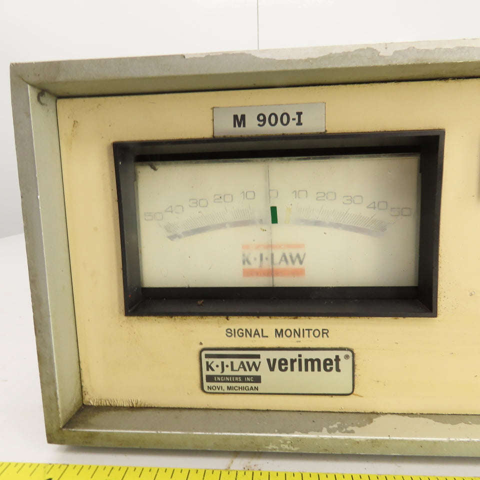 K.J-Law M900-I Verimet Eddy Current Signal Monitor 115V W/Manual
