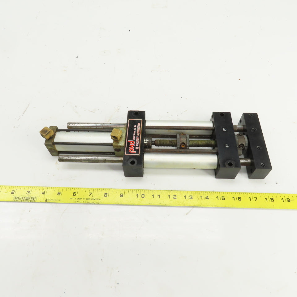 Parker RS042X3 Guided Hydraulic Cylinder 3" Stroke 3/8" Rod 4-1/2" x1-3/8" Block
